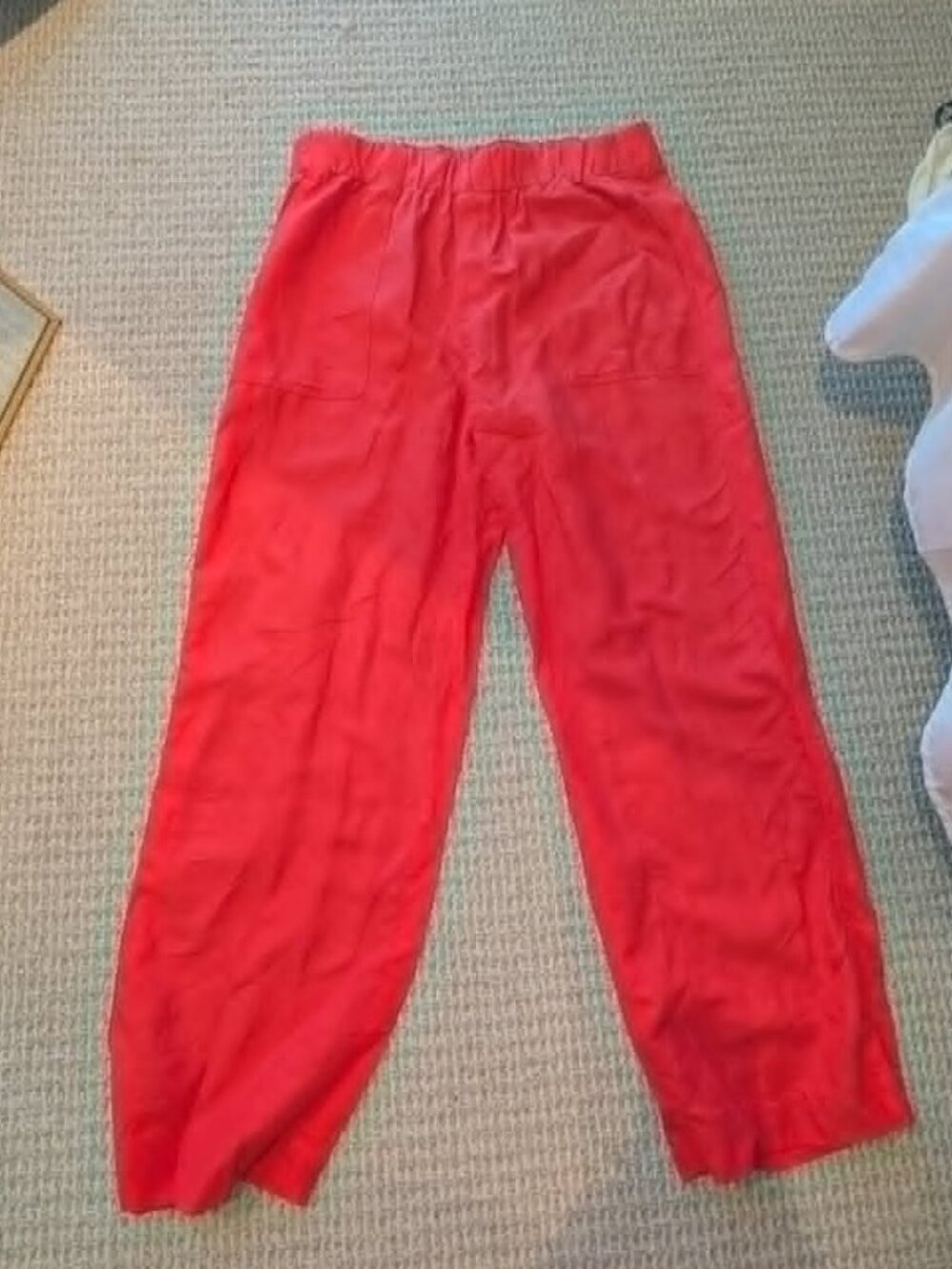 New Banana Republic Wide Leg Pants | Red Poppy - Picture 2 of 5